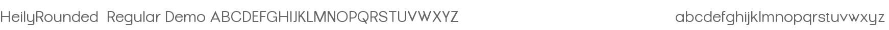 Heily Rounded Demo