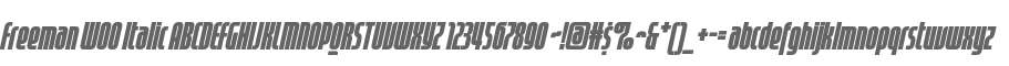 Freeman W00 Italic
