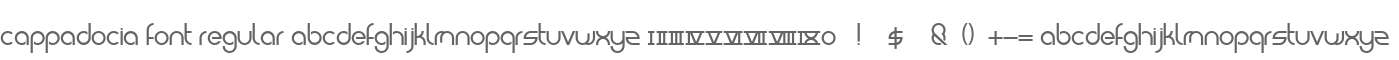 Cappadocia Font