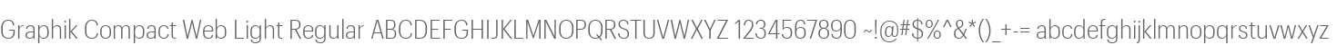 Graphik Compact Web Light Regular