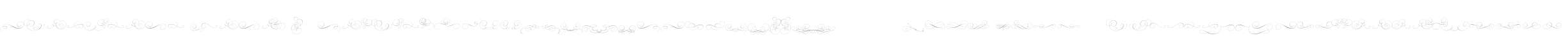 Parfumerie Script W95 Ornaments