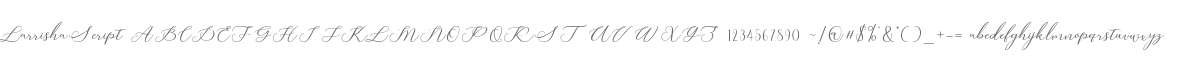 Larrisha Script