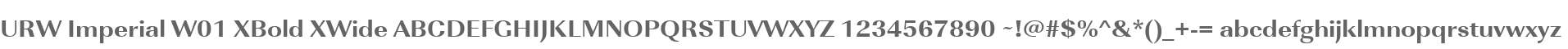 URW Imperial W01 XBold XWide