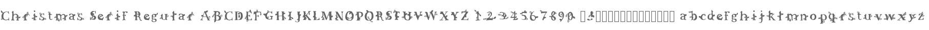 Christmas Serif Regular
