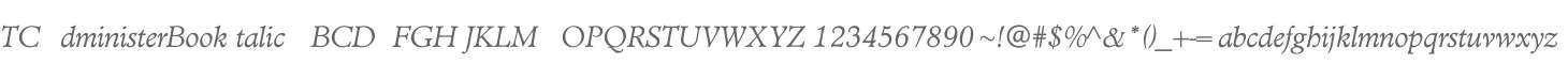 TCAdministerBookItalic