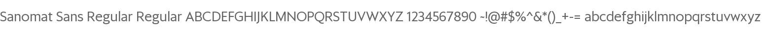 Sanomat Sans Regular Regular