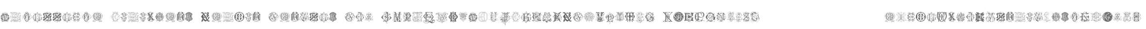 Intellecta Monograms Random Samples Six