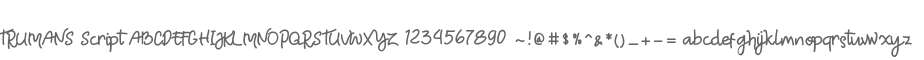 TRUMANS Script