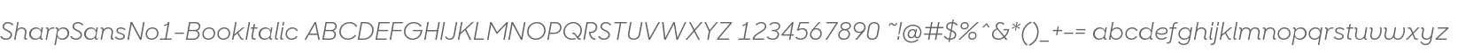 SharpSansNo1-BookItalic