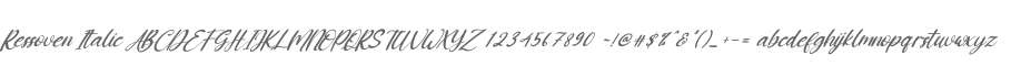 Ressoven Italic