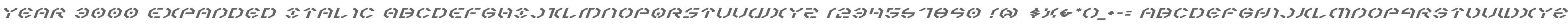 Year 3000 Expanded Italic