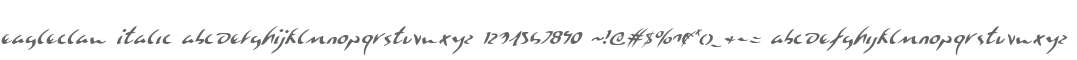 Eagleclaw Italic