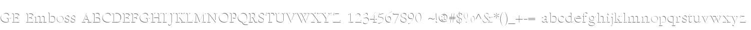 GE Emboss