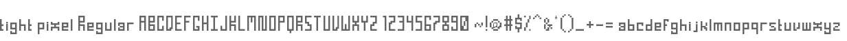tight pixel Regular
