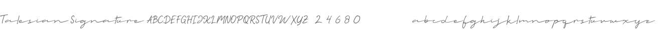 Talesian Signature