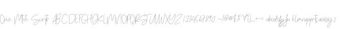 One Mith Script