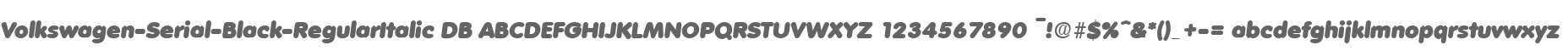 Volkswagen-Serial-Black-RegularItalic DB