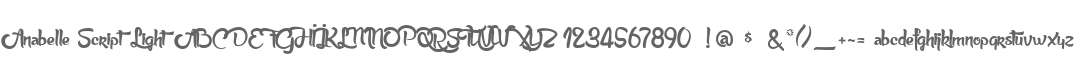 Anabelle Script Light