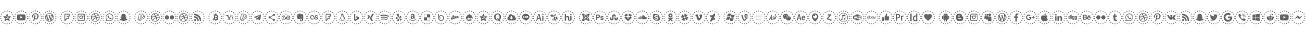 Type Icons Color
