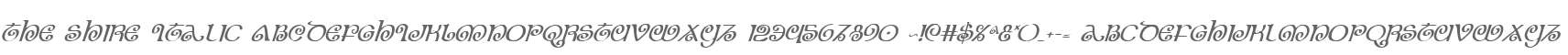 The Shire Italic