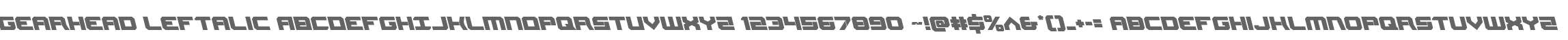 Gearhead Leftalic