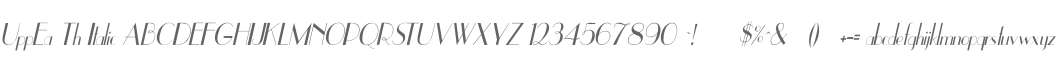 UppEa Th Italic