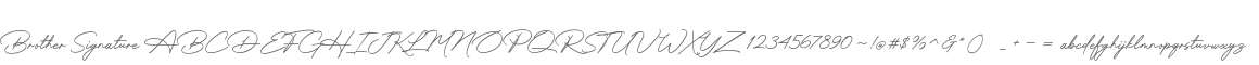 Brother Signature