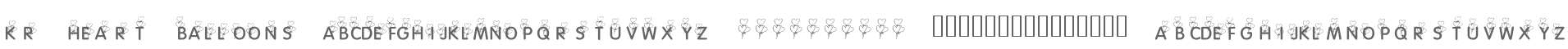 KR Heart Balloons