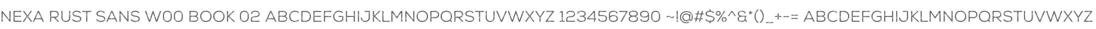 Nexa Rust Sans W00 Book 02