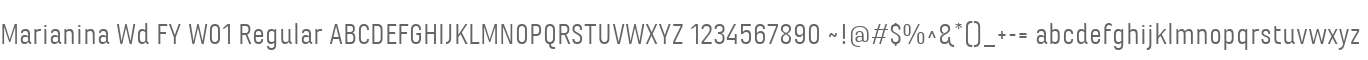 Marianina Wd FY W01 Regular