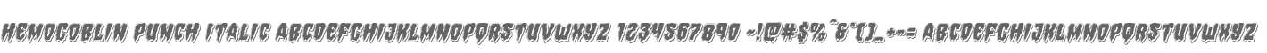 Hemogoblin Punch Italic
