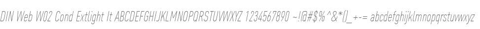 DIN Web W02 Cond Extlight It