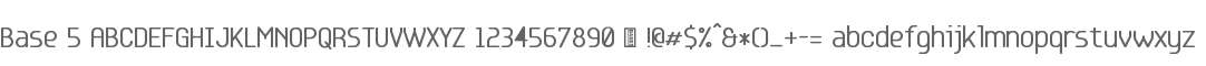 Base 5