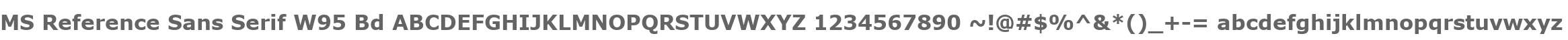 MS Reference Sans Serif W95 Bd
