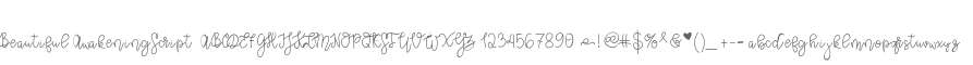 BeautifulAwakeningScript