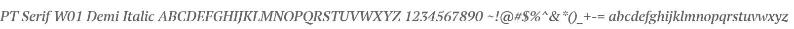 PT Serif W01 Demi Italic