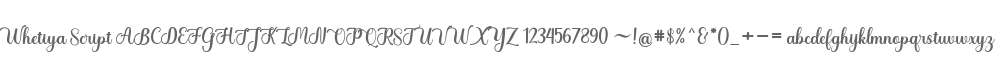 Whetiya Script