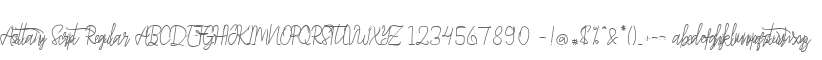 Asittany Script Regular