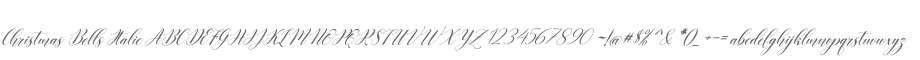 Christmas Bells Italic