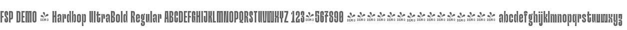FSP DEMO - Hardbop UltraBold