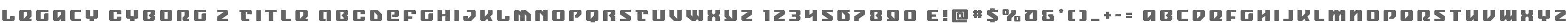 Legacy Cyborg 2 Title