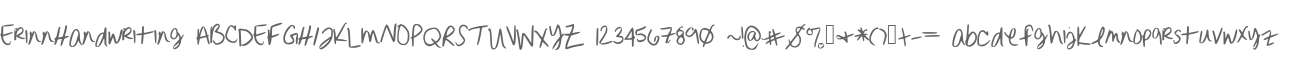 ErinnHandwriting