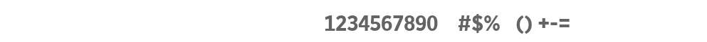 Gotham MonoSpaced Numbers Narrow Bold