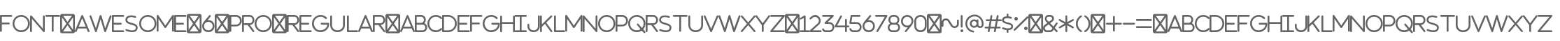 Font Awesome 6 Pro Regular