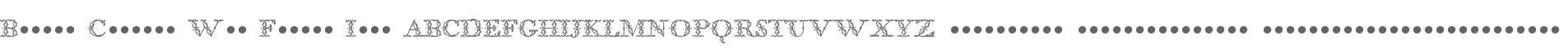 Bodoni Classic W90 Floral Init