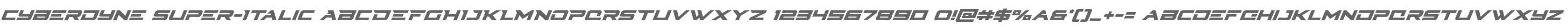 Cyberdyne Super-Italic