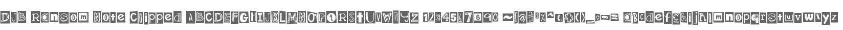DJB Ransom Note Clipped