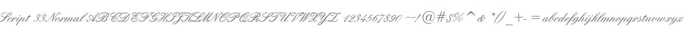 Script 33 Normal