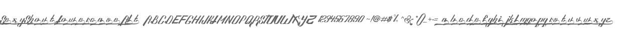 SexyShoutLowercaseAlt