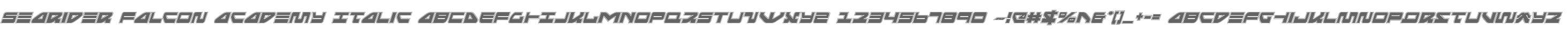 Searider Falcon Academy Italic